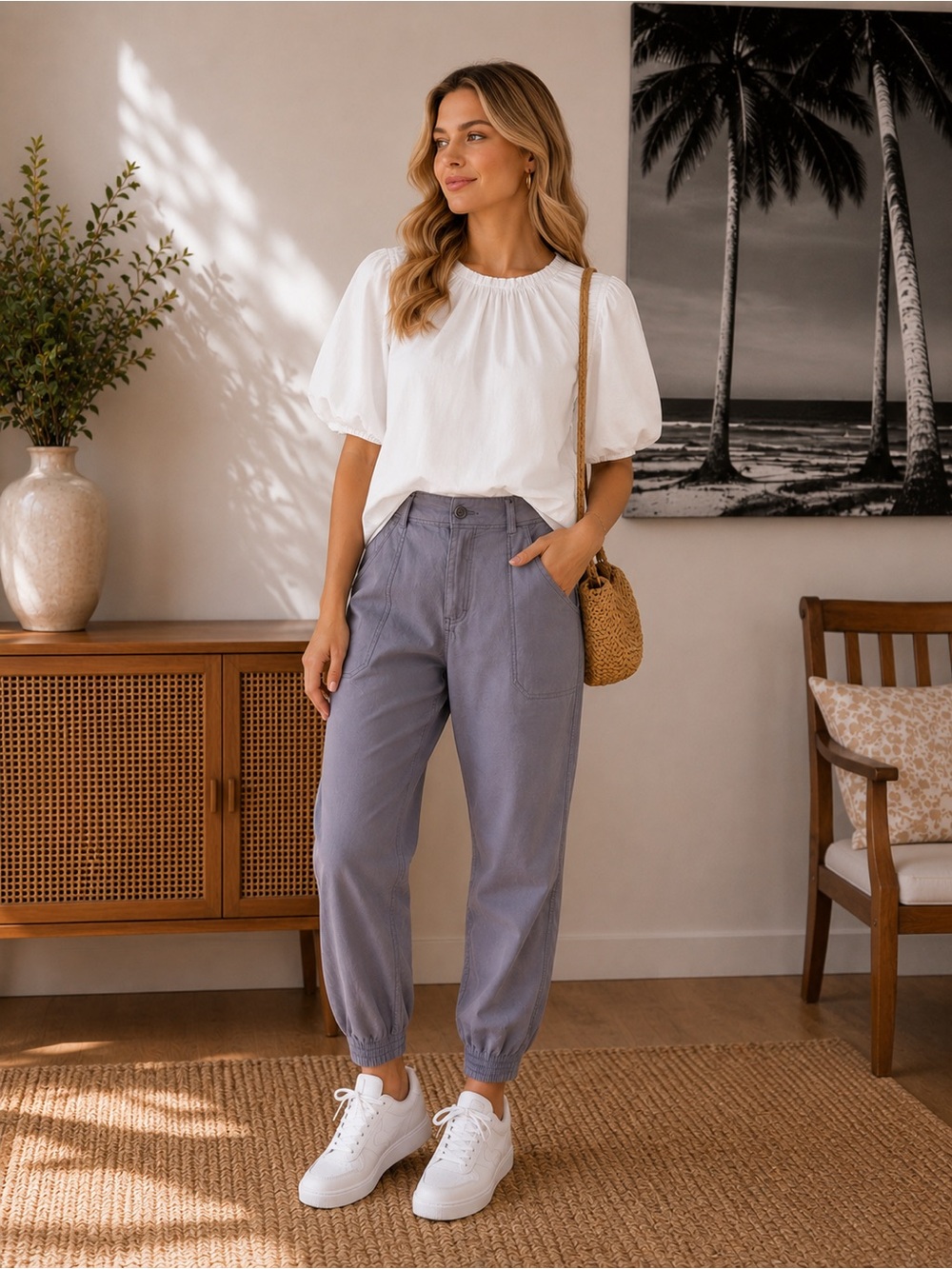 Pact Women’s Jogger Pants in Gray